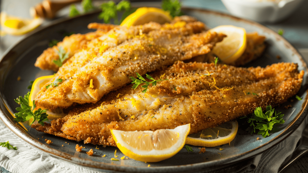 Fried Catfish Dinner - Flathead Catfish